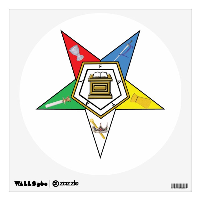 Star of the OES Wall Sticker (Front)