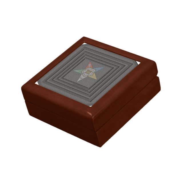 Star of the Order of the Eastern Star Jewelry Box (Side)