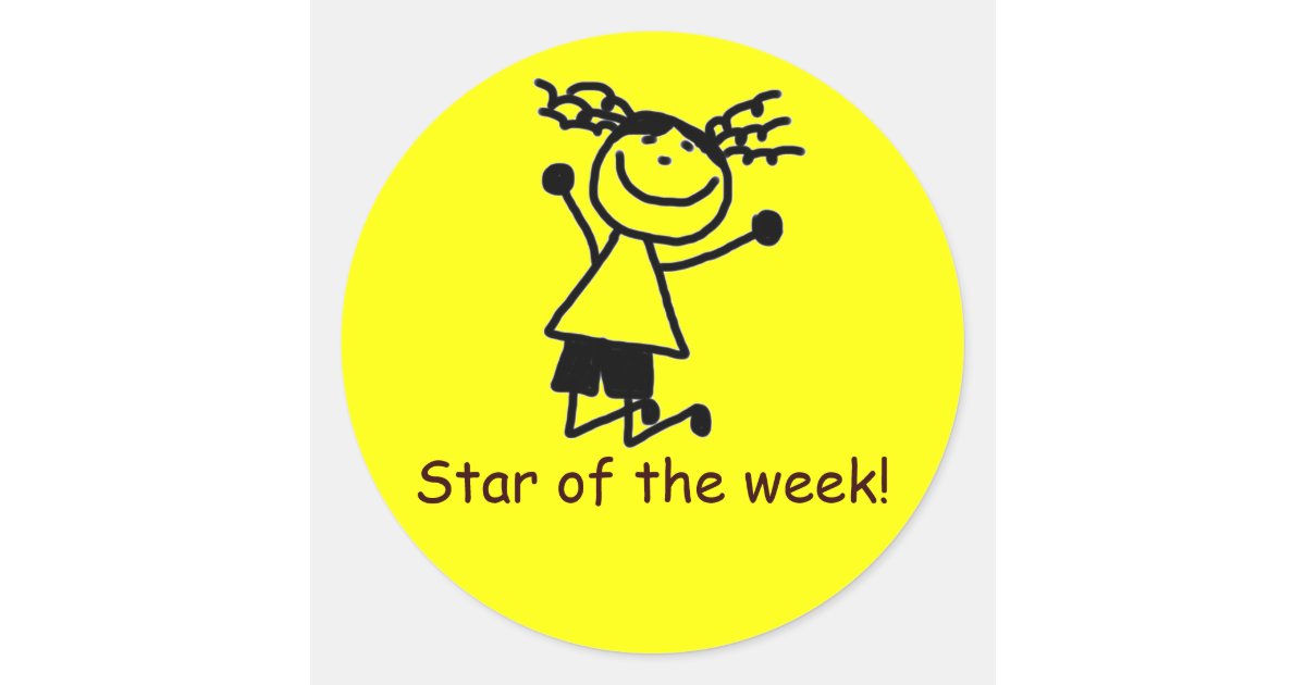 Star Of The Week Sticker 