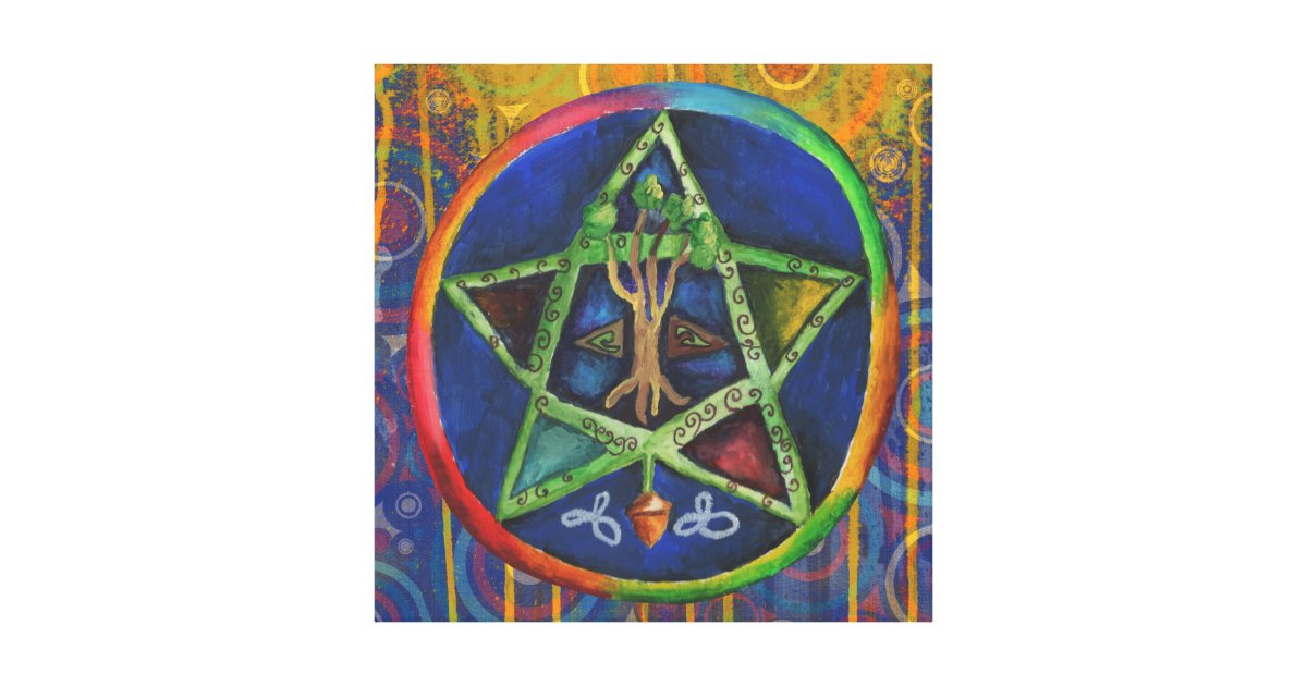 Star of Truth Celtic Canvas Print | Zazzle