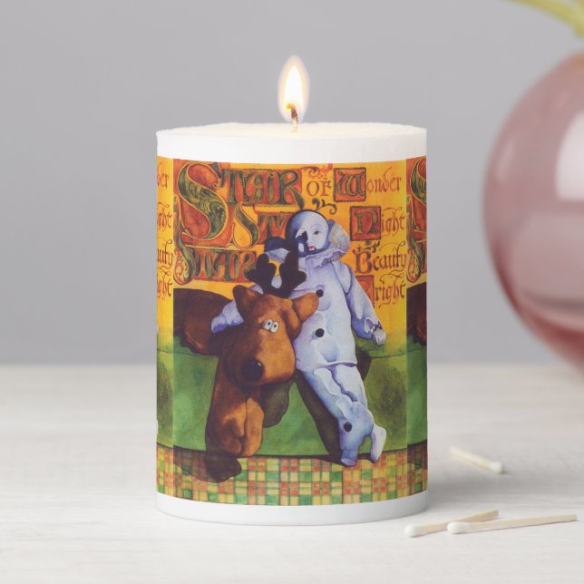 STAR OF WONDER 3x4 Pillar Candle (In Situ)