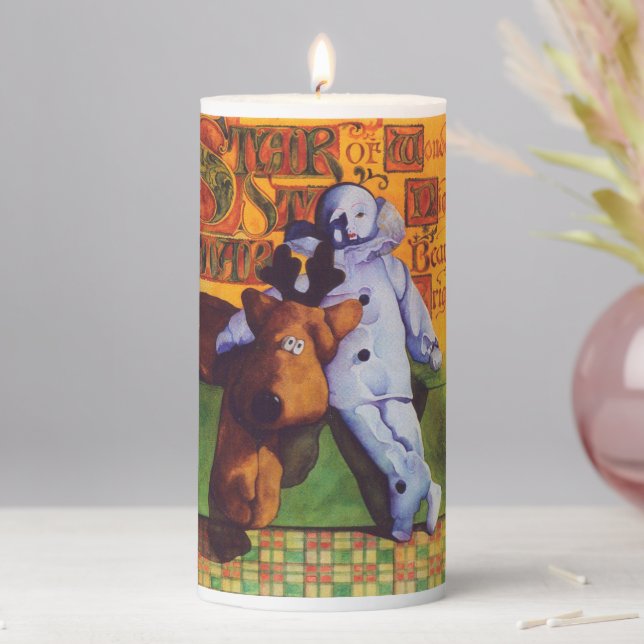 STAR OF WONDER 3x6 Pillar Candle  (In Situ)