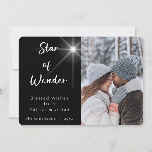 Star of Wonder Exciting Photo Christmas Template