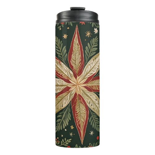 Star of Wonder Floral Thermal Tumbler