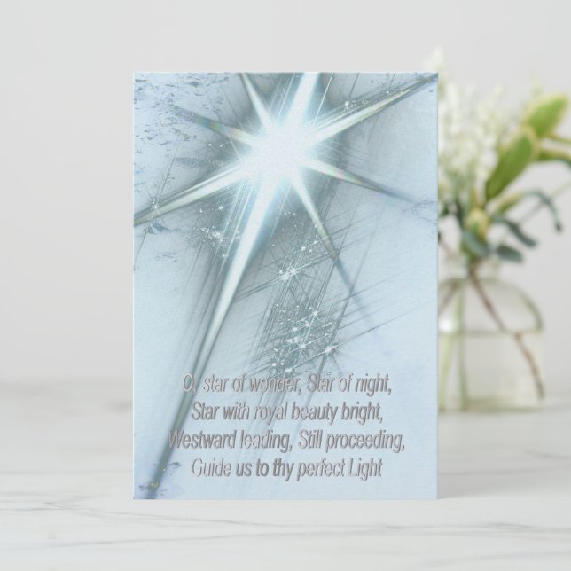 Star of Wonder Holiday Card (Standing Front)