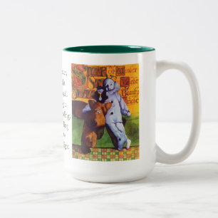 STAR OF WONDER Tall Hunter Green Two-Tone Mug