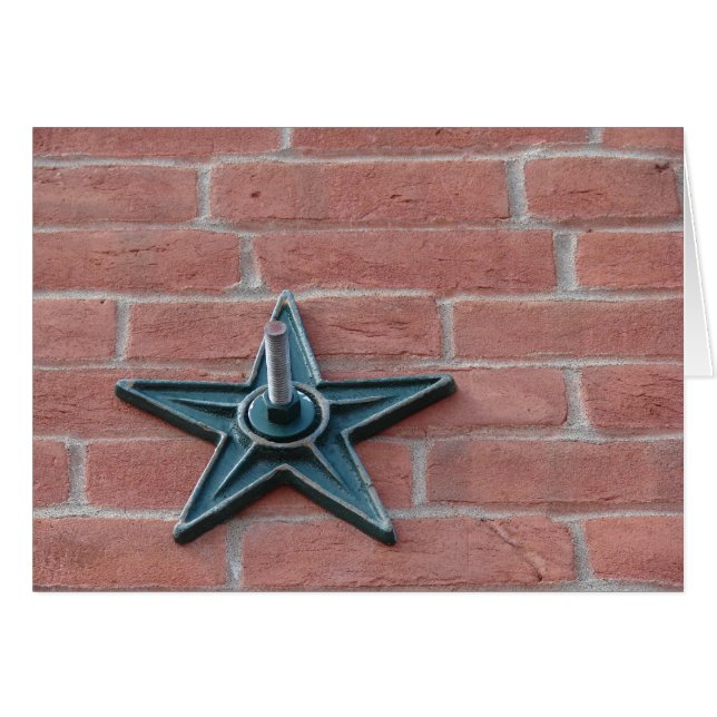 Star on Brick Cards (Front Horizontal)