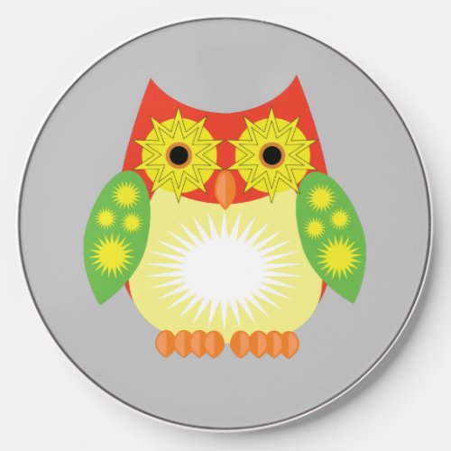Star Owl _ Red Yellow Green Wireless Charger