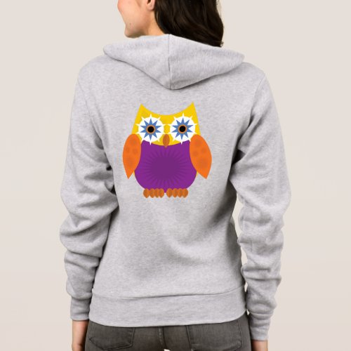Star Owl - Yellow Orange Purple Hoodie