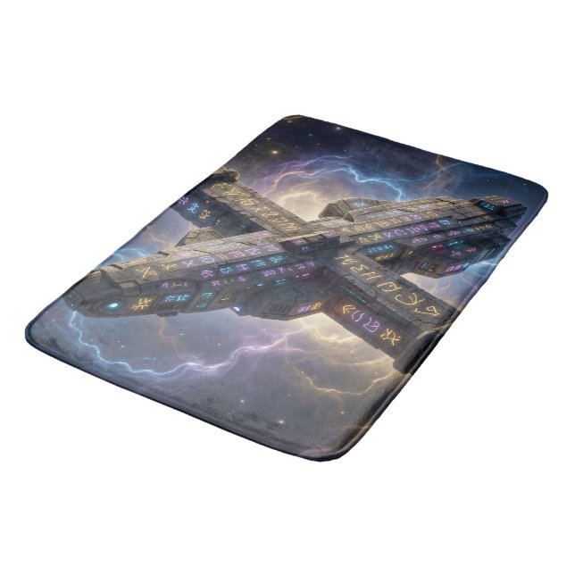 Star Path – Journey Through the Universe´10 Bath Mat (Angled)