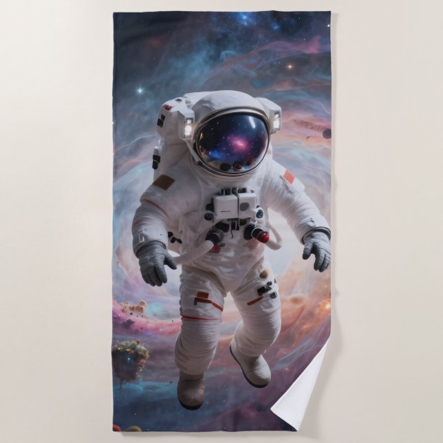 Star Path - Journey Through the Universe 2 Beach Towel (Front)