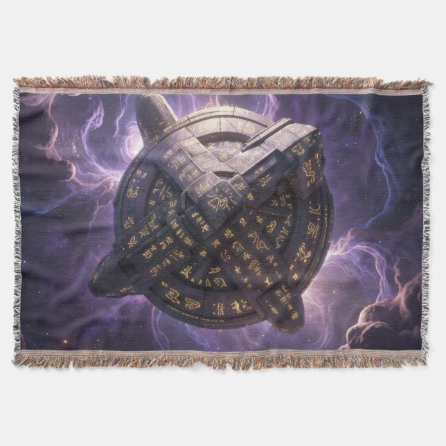 Star Path – Journey Through the Universe´5 Throw Blanket (Front)