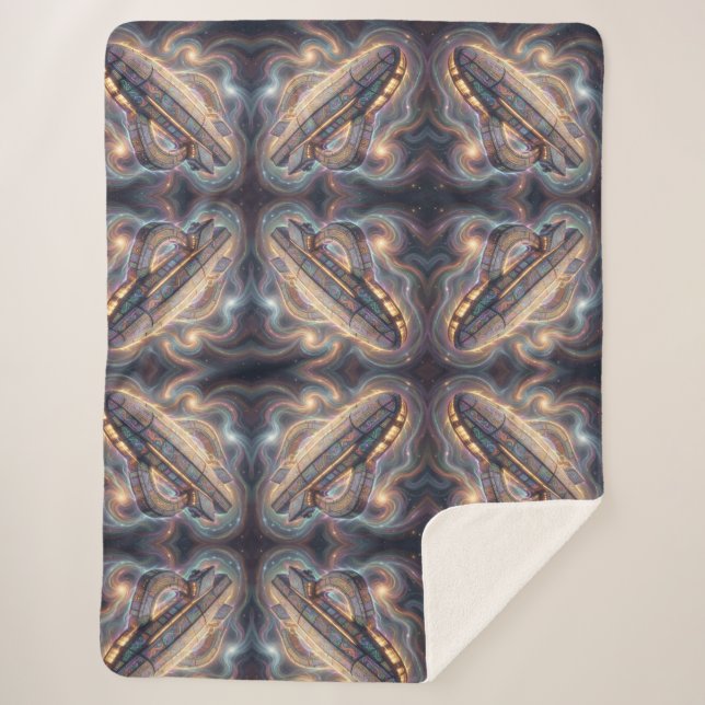Star Path – Journey Through the Universe´6 Sherpa Blanket (Front)