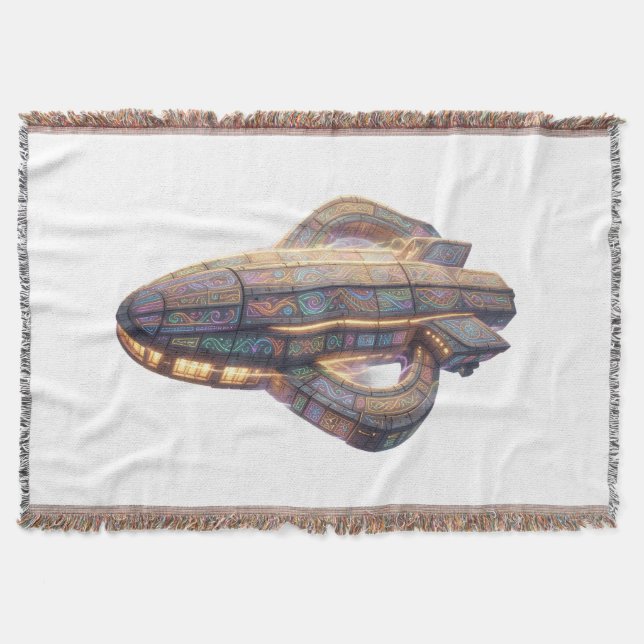 Star Path – Journey Through the Universe´6 Throw Blanket (Front)