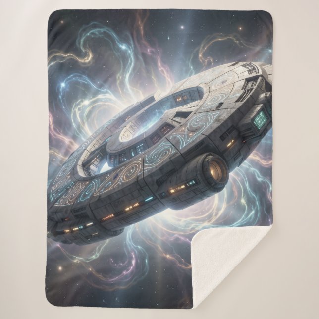 Star Path – Journey Through the Universe´8 Sherpa Blanket (Front)
