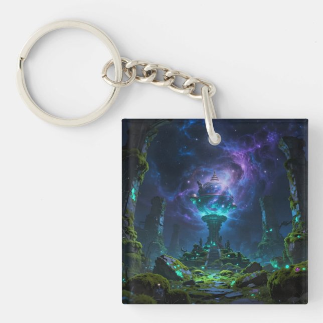 Star Path - Journey Through the Universe Keychain (Front)