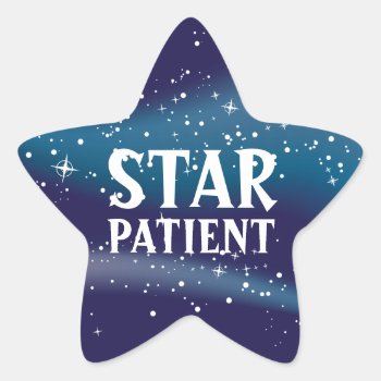 Star Patient Pediatric Stickers by chiropracticbydesign at Zazzle