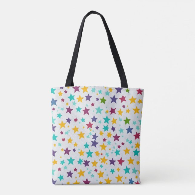 Star patterend tote bag (Back)