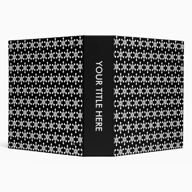Star Pattern (2.0) - White on Black Binder (Background)