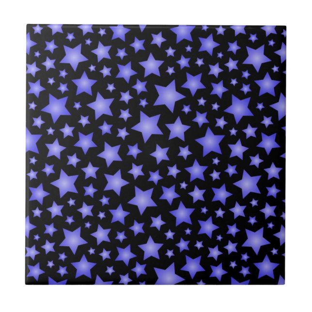 Star pattern ceramic tile (Front)