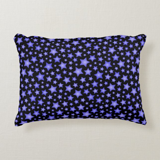 Star pattern decorative pillow (Front)