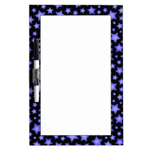 Star pattern dry erase board
