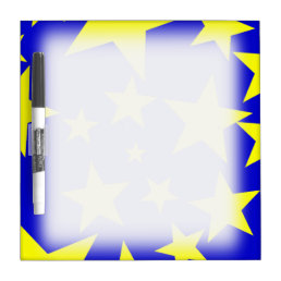 Star Pattern Dry Erase Board