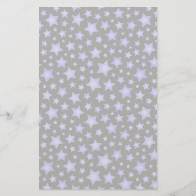 Star pattern stationery (Front)