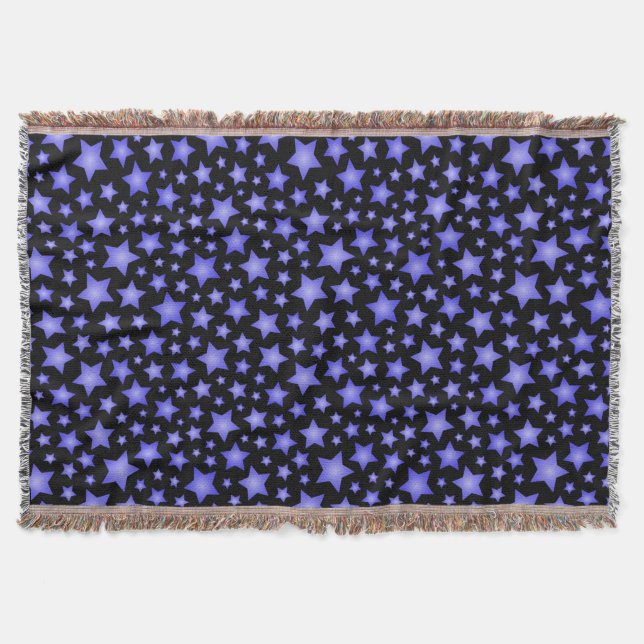 Star pattern throw blanket (Front)