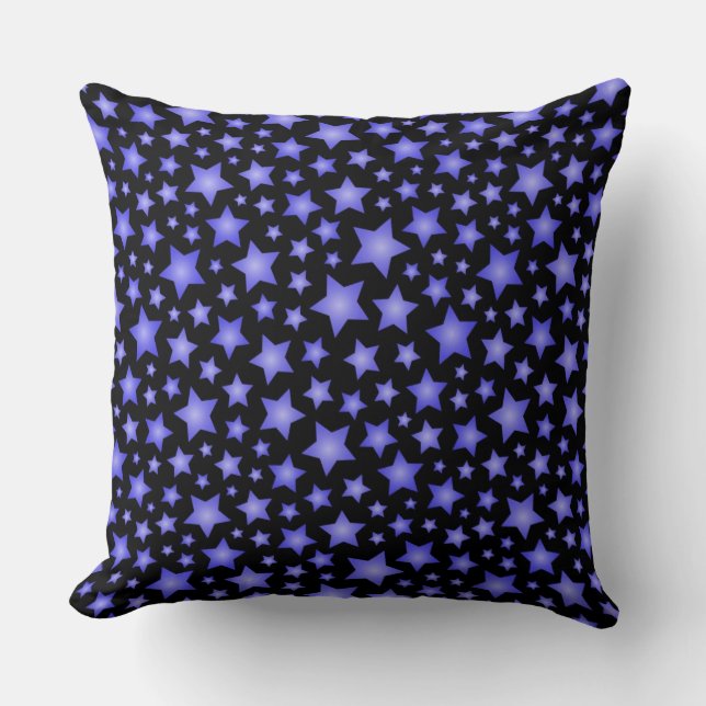 Star pattern throw pillow (Front)