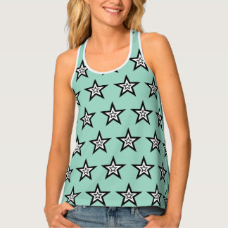 Star Pattern Women's Tank Top