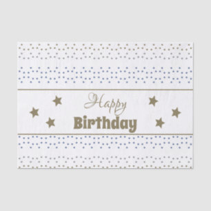 Star Patterned Tissue Paper For Birthday