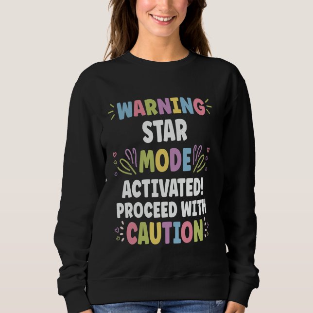 STAR Personalized Name Funny Cute Custom STAR Name Sweatshirt (Front)