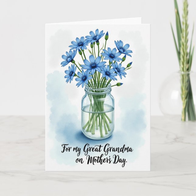 Star Petal Mothers Day Card (Front)