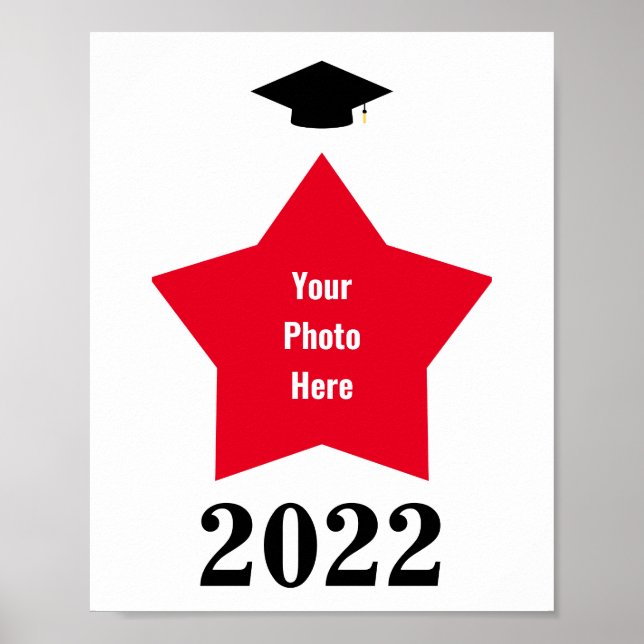 Star Picture Shape Frame  Poster (Front)