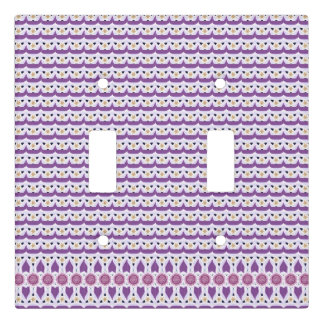 Star Pink Purple and Yellow Pattern Light Switch Cover