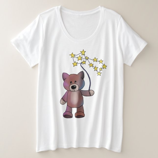 star plus size T-Shirt (Design Front)