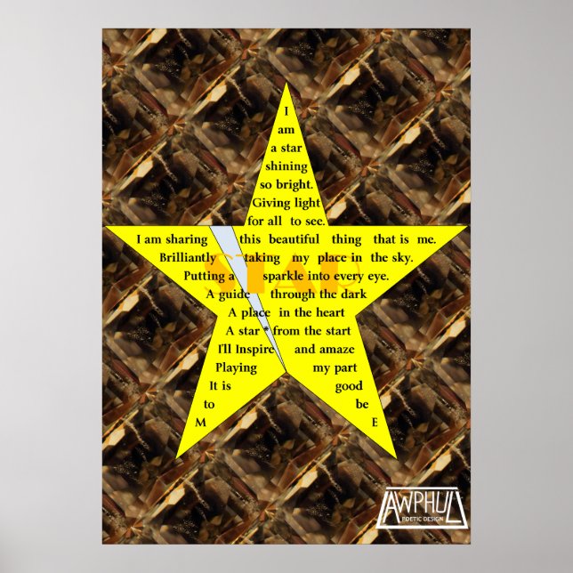 Star Poem Poster (Front)
