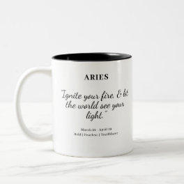Star Power: Aries Astrology Mug