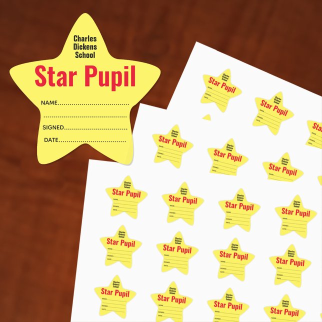 Star Pupil at school Sticker (Creator Uploaded)