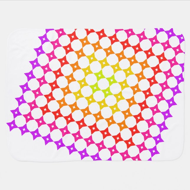 Star quilt stroller blanket (Horizontal)