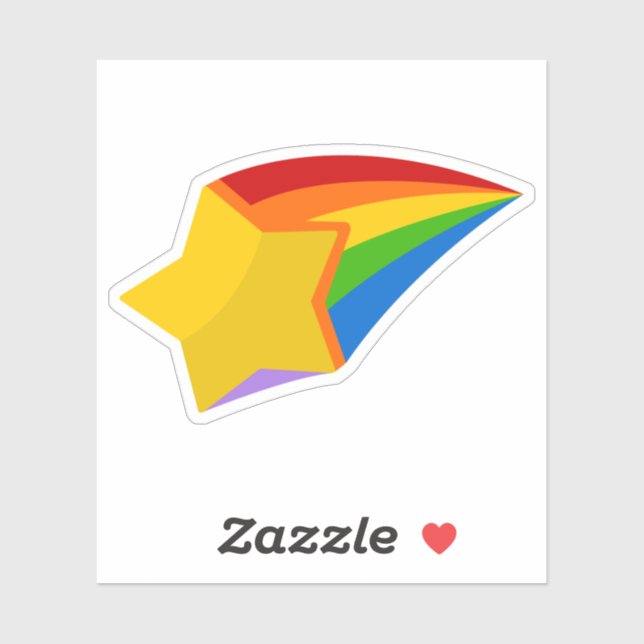 Star Rainbow Sticker (Sheet)