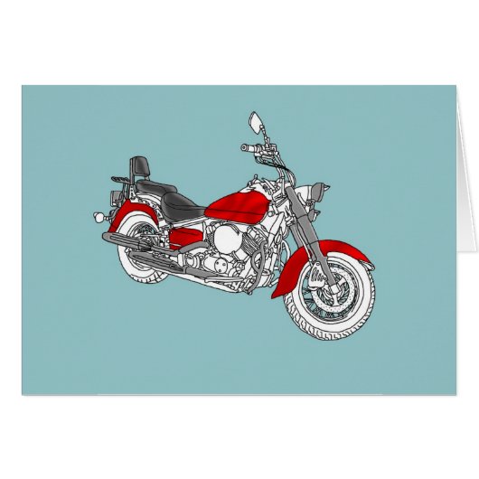 Star Red Bike Cards (Front Horizontal)