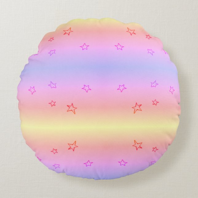 Star Round Pillow (Front)