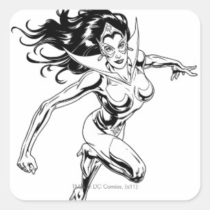 Star Sapphire 3 Square Sticker