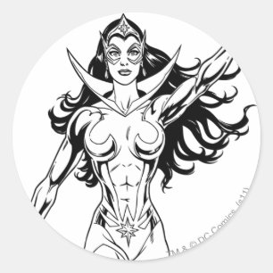 Star Sapphire 6 Classic Round Sticker