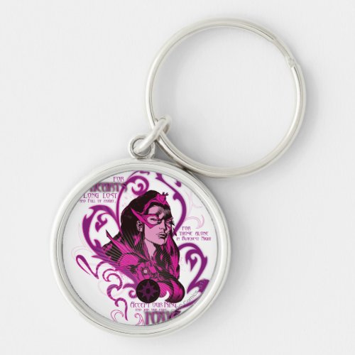 Star Sapphire Graphic 1 Keychain