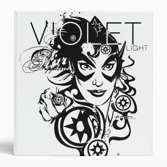 Star Sapphire Graphic 4 3 Ring Binder (Front)