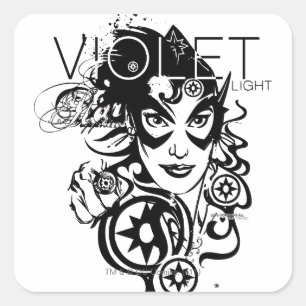 Star Sapphire Graphic 4 Square Sticker