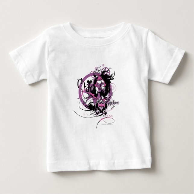 Star Sapphire Graphic 6 Baby T-Shirt (Front)